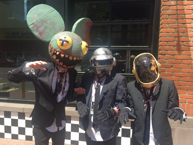 Zombie Deadmau5 and Daft Punk!